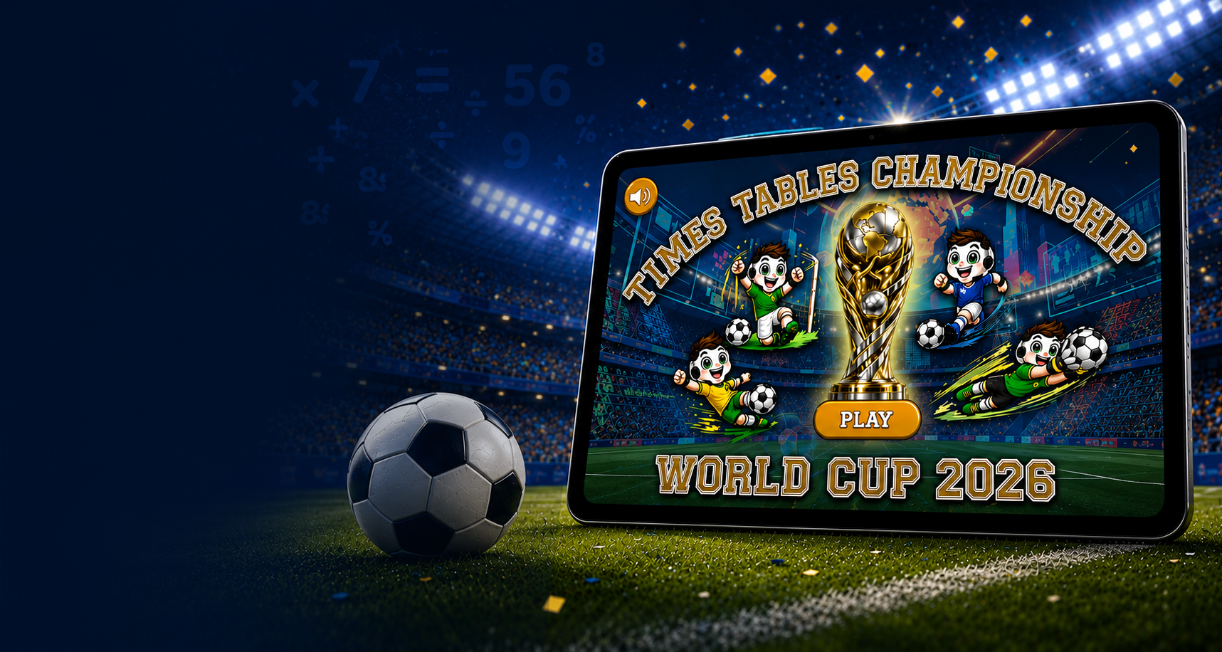Premium football tournament analytics visualisation inside a stadium