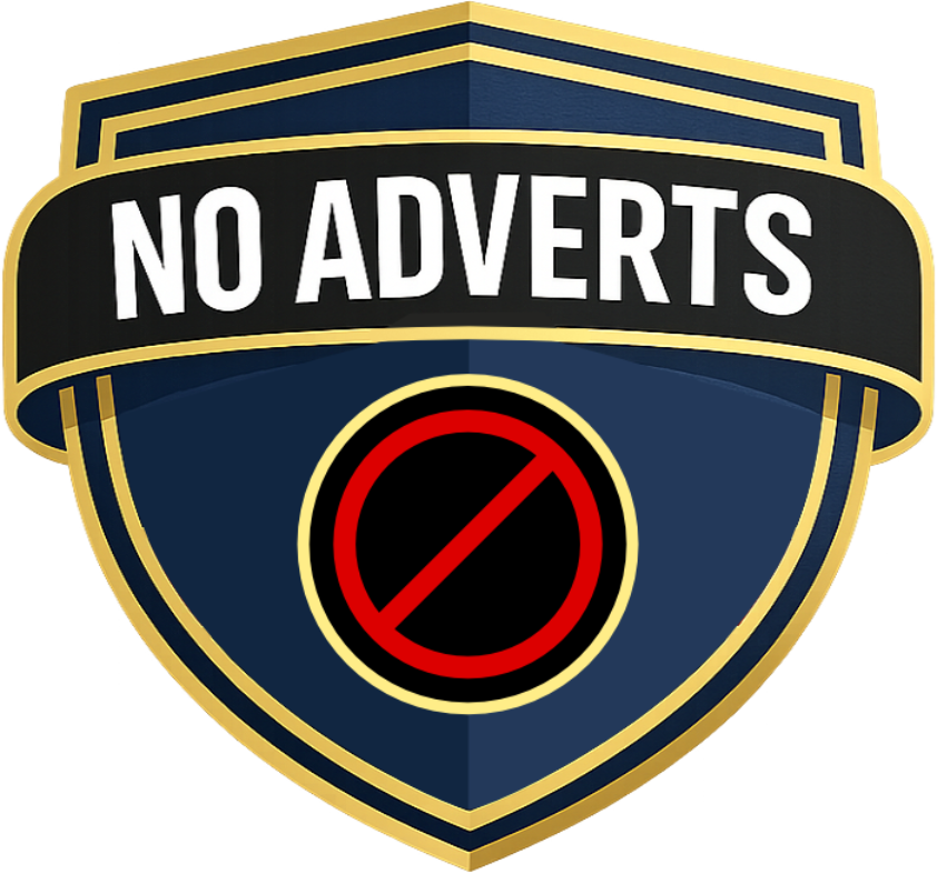 No adverts